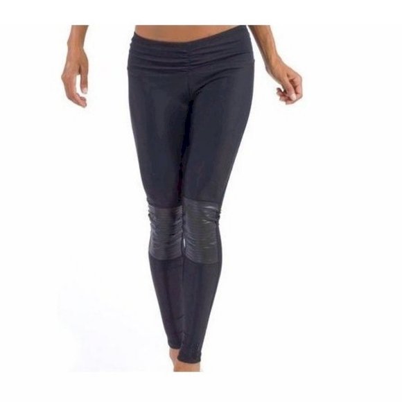 Body Rock Sport Pants - Black Moto Legging New Size Large NWT